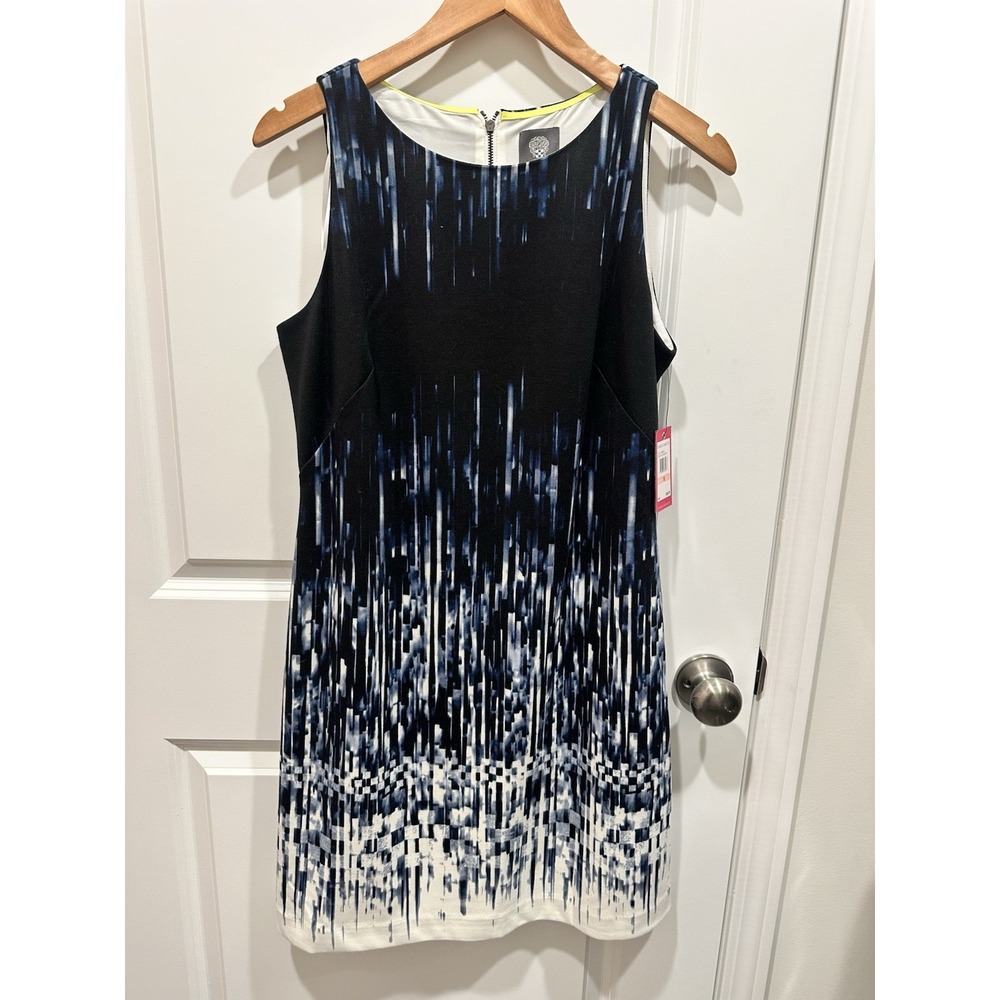 Vince Camuto NWT abstract print sleeveless dress Size 10